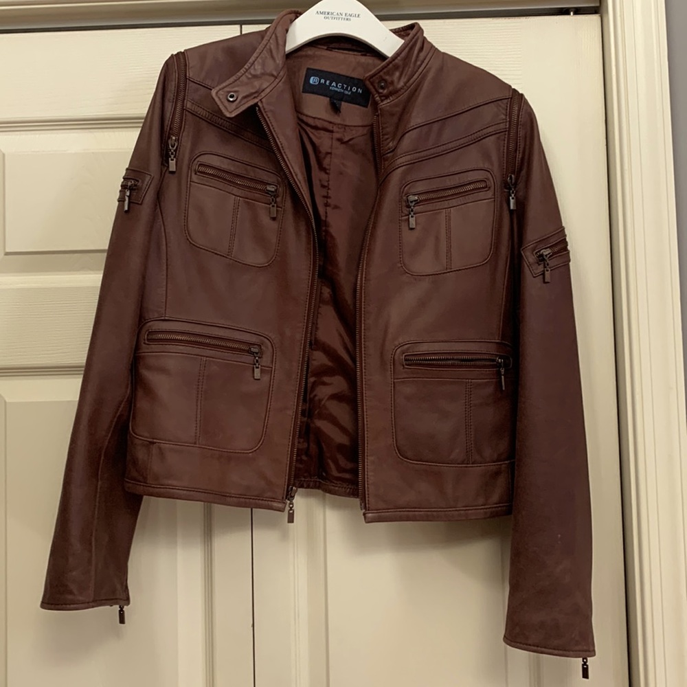 Leather jacket